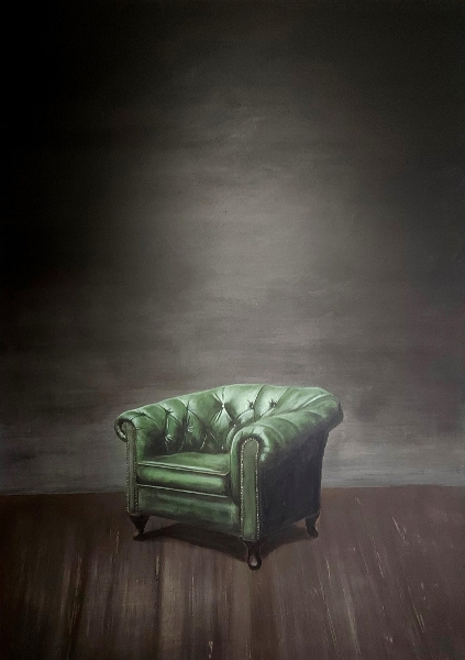 DEGLIN Bart - Still life with sofa